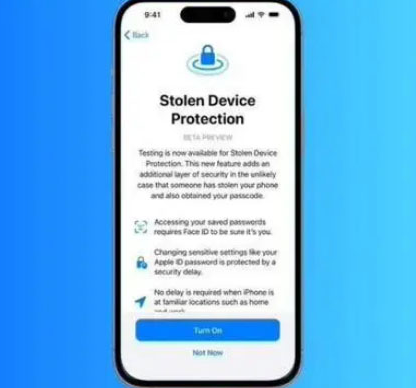 原平苹果授权维修店分享被盗设备保护功能开启方法 