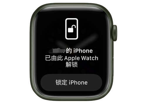 原平苹果手机维修分享用 AppleWatch 解锁配备面容 ID 的 iPhone方法 