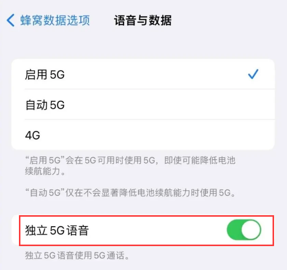 原平苹果14维修分享iPhone 14 Pro如何开启VoNR 