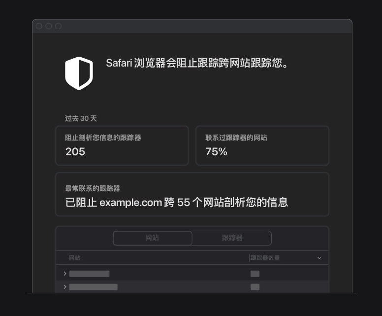原平苹果手机维修分享如何在 Safari 浏览器中查看和打开隐私报告 
